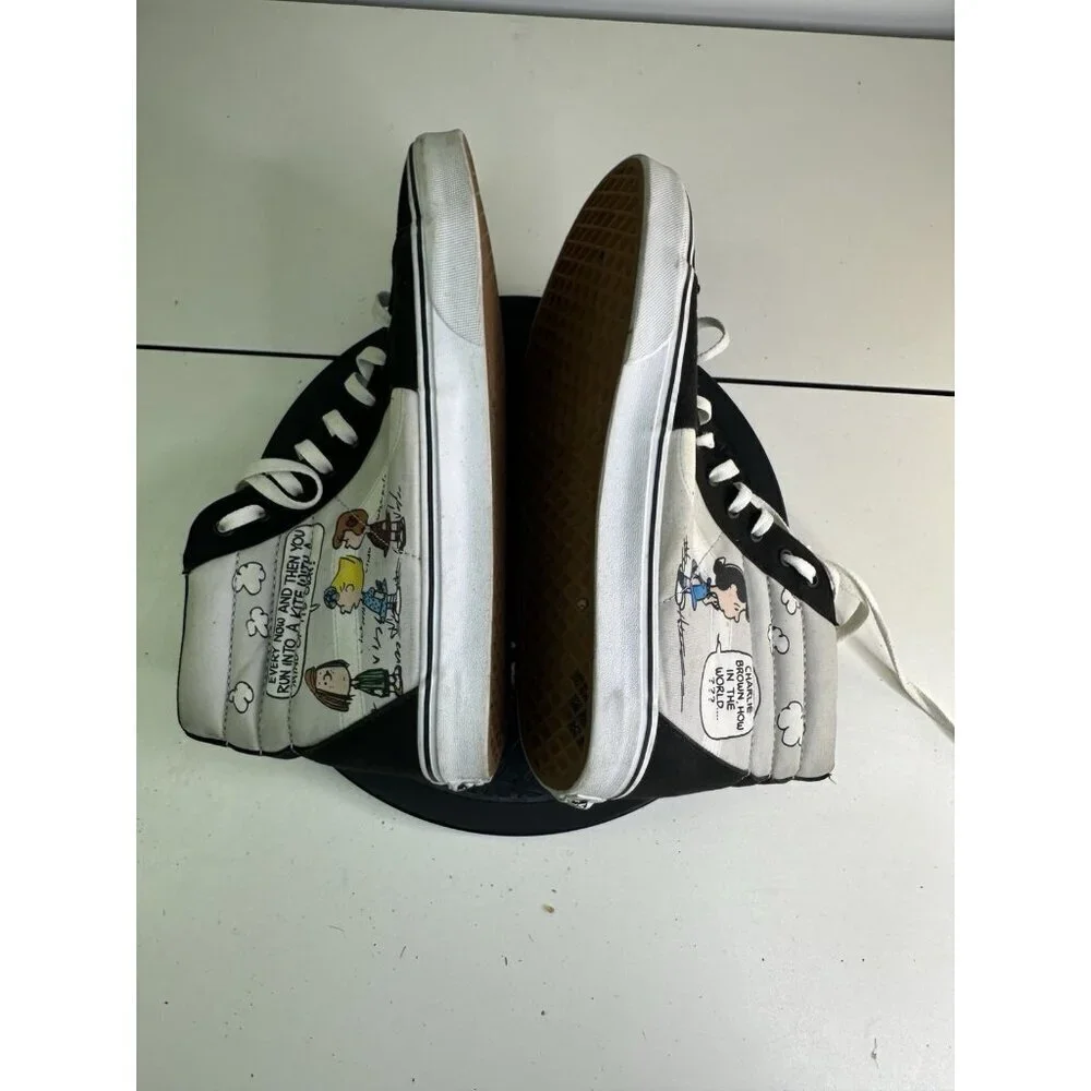 Vans Sk8 Hi x Peanuts 'Charlie Kite' Multi Color Sz 13 Men